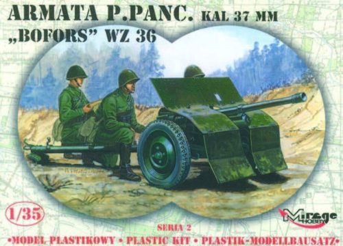 Mirage Hobby 37 mm BOFORS Panzerabwehrkanone 1:35 (35212)