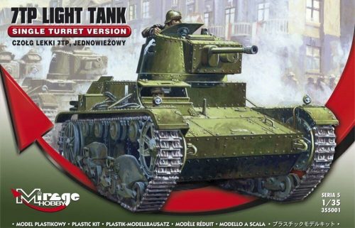 Mirage Hobby 7TP Light Tank Single Turret Version 1:35 (355001)