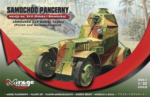 Mirage Hobby Armoured car model 1934/II polish+german 1:35 (355020)