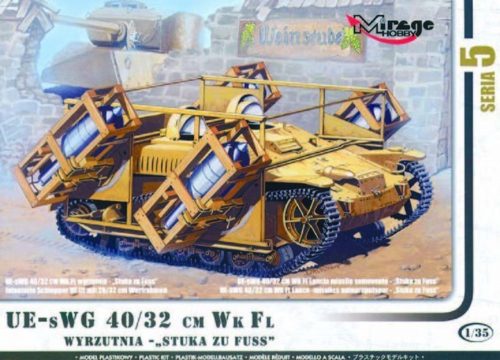 Mirage Hobby Stuka zu Fuss mit Wurfrahmen 40/32 cm 1:35 (35519)