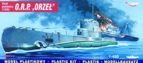 Mirage Hobby Polnisches U-Boot ORP Orzel 1:400 (400407)