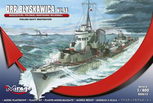 Mirage Hobby Polish Navy Destroyer ORP Blyskawica Wz.44 1:400 (400615)