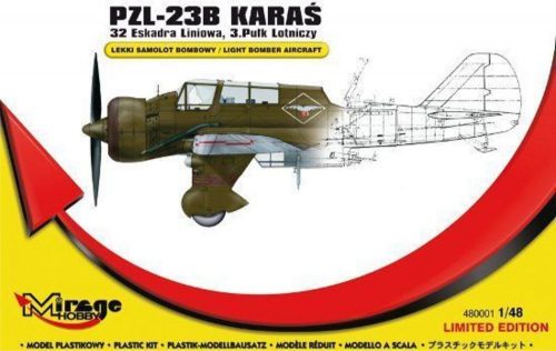 Mirage Hobby PZL-23B Karas Recon. Bomber 32thLF/3.AR 1:48 (480001)