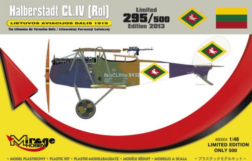 Mirage Hobby Halberstadt CL.IV(Rol) LIETUVOS 1919 1:48 (480004)