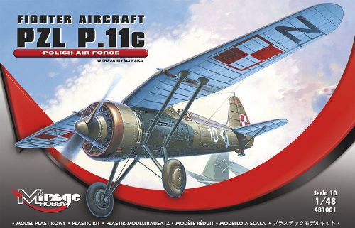 Mirage Hobby PZL P-11 C Polnische Luftwaffe mit Resin- und Fotoätzteilen 1:48 (481001)