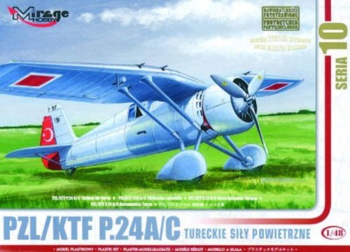 Mirage Hobby PZL/TFK P.24 C Türkische Luftwaffe mit Resin- und Fotoätzteilen 1:48 (48105)