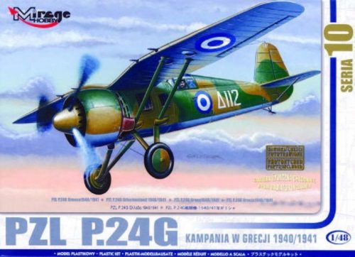 Mirage Hobby PZL P.24 G Griechenland 1940/41 mit Resin- und Fotoätzteilen 1:48 (48108)