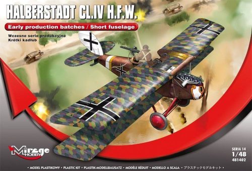 Mirage Hobby Halberstadt CL.IV H.F.W.(Early productio production batches/Short fuselage 1:48 (481402)