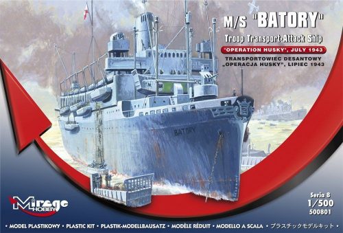 Mirage Hobby M/S Batory Troop Transporter-Attack Ship 1:500 (500801)