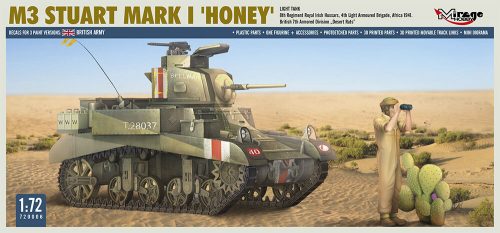 Mirage Hobby M3 STUART Mk I 'HONEY' light tank 1:72 (720006)