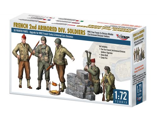 Mirage Hobby FRENCH 2nd ARMORED DIV. SOLDIERS 1:72 (720013)