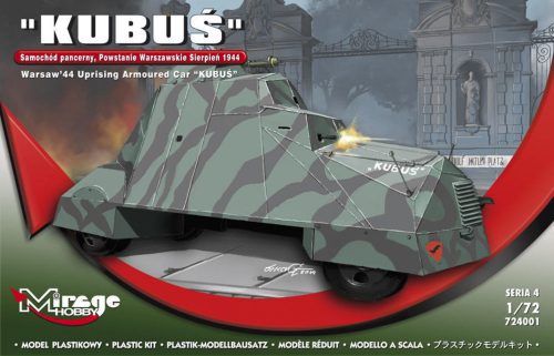 Mirage Hobby KUBUS (Warsaw'44 Uprising Armoured Car) 1:72 (724001)