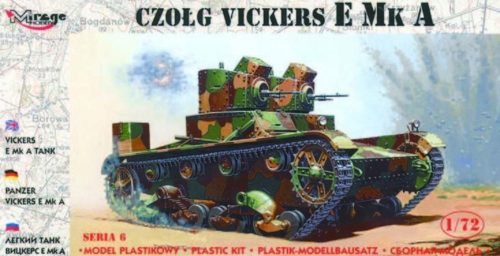 Mirage Hobby Leichter Panzer Vickers E Mk A 1:72 (726003)