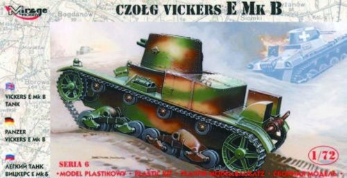 Mirage Hobby Panzer Vickers E Mk B 1:72 (726004)