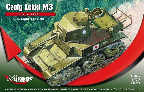 Mirage Hobby U.S. Light Tank M3 Luzon 1942 1:72 (726072)