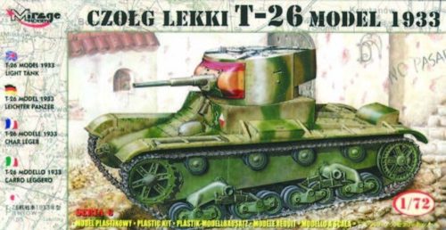 Mirage Hobby Leichter Panzer T-26 1933 1:72 (72609)