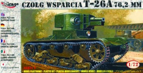 Mirage Hobby Leichter Panzer T-26 A 76,2 mm 1:72 (72610)