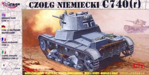 Mirage Hobby Deutscher Panzer C 740 (r) 1:72 (72619)