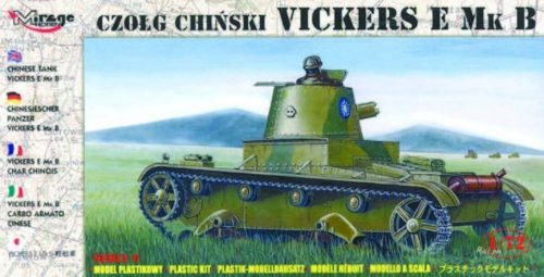 Mirage Hobby Chinesischer Panzer Vickers E Mk B 1:72 (72621)