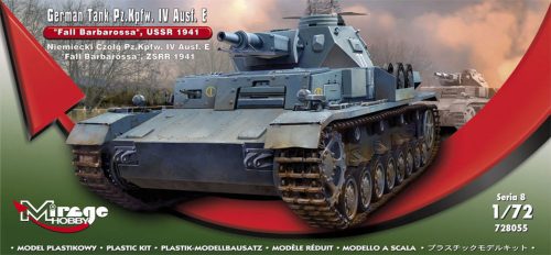 Mirage Hobby German Tank Pz.Kpfw.IV Ausf. E Fall Barbarossa USSR 1941 1:72 (728055)