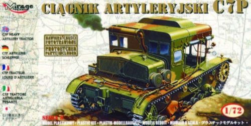 Mirage Hobby Schwerer Artillerie Traktor C7P mit Fotoätzteilen 1:72 (72891)