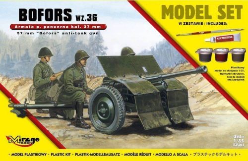 Mirage Hobby 37mm BOFORS wz 36 anti tank gun(ModelSet 1:35 (835061)