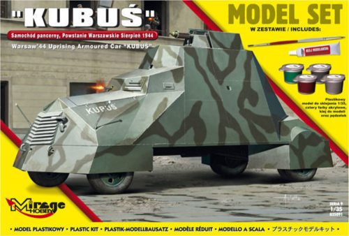 Mirage Hobby Kubus(Warsaw'44 Uprising Armoured Car) Model Set 1:35 (835091)