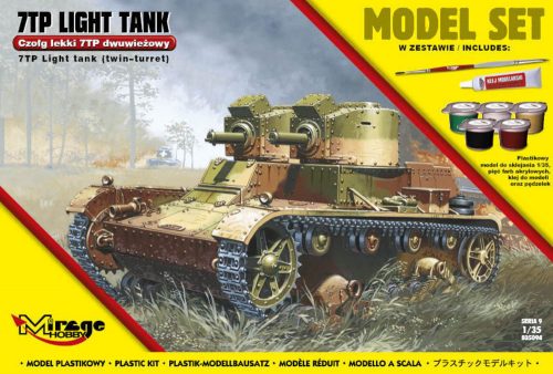 Mirage Hobby 7TP Light Tank Twin Turret(Model Set) 1:35 (835094)