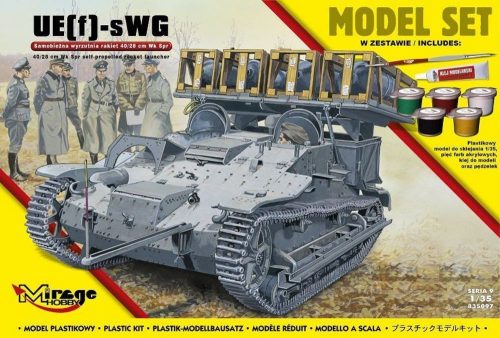 Mirage Hobby UE(f)-sWG,40/28cm WK Spr(German self-pro propelled rocket launcher)(ModelSet 1:35 (835097)