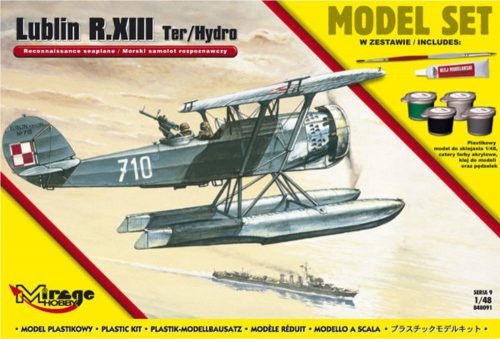 Mirage Hobby Lublin R.XIII Ter/Hydro Reconnaissance s seaplane (Model Set) 1:48 (848091)