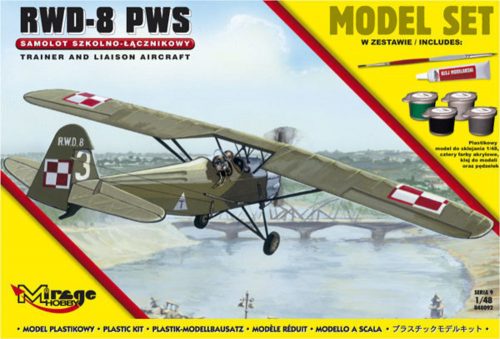 Mirage Hobby R.W.D.-8 PWS(Trainer a.Liaison plan vers (Model Set) 1:48 (848092)