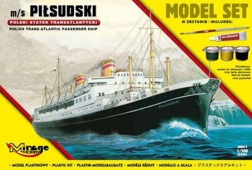 Mirage Hobby m/s PILSUDSKI(Trans-Atlantic Passenger S Ship)(Model Set) 1:500 (850092)