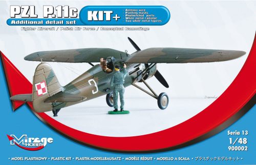 Mirage Hobby PZL P.11c Fighter Aircraft Polish Air Force (KIT+) 1:48 (900002)