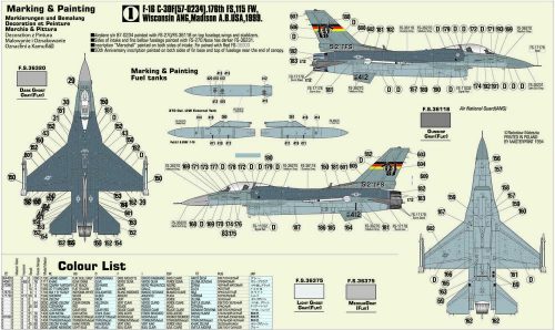 Mistercraft F-16C-30 Ramstain Dragon 1:72 (D-67)