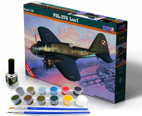 Mistercraft PZL P-37A Los I SUPER SET 1:72 (SD-06)