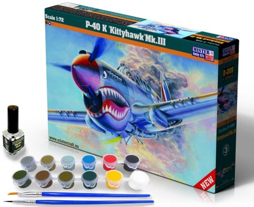 Mistercraft P-40 K Kittyhawk Mk.III START SET 1:72 (SD-220)