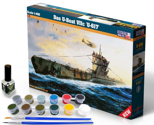 Mistercraft Das U-Boot VIIC U-617 START SET 1:400 (SD-290)