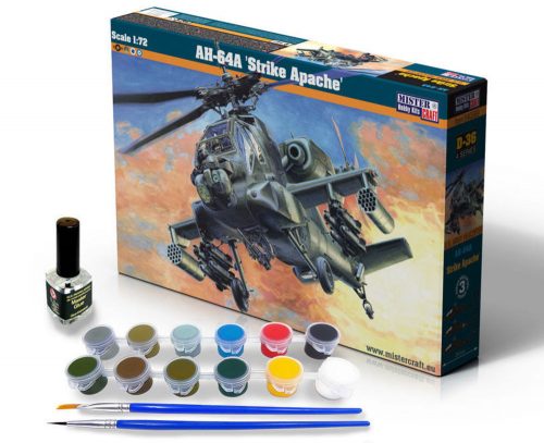 Mistercraft AH-64A Strike Apache SUPER SET 1:72 (SD-36)