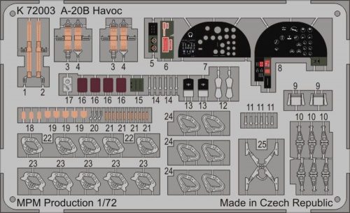 MPM A-20B Havoc for MPM 72557 1:72 (100-K72003)