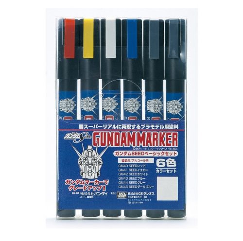 Gundam Marker Set Seed Basic 6 Color AMS-109