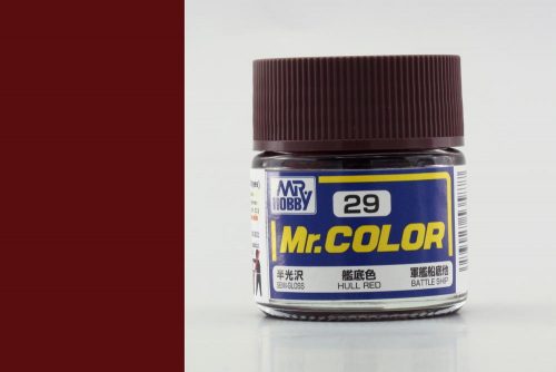 Mr. Color Paint C-029 Hull Red (10ml)