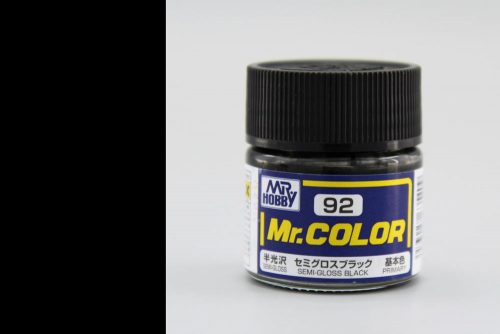 Mr. Color Paint C-092 Semi Gloss Black (10 ml)