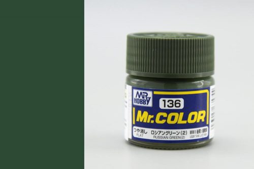 Mr. Color Paint C-136 Russian Green (2) (10ml)