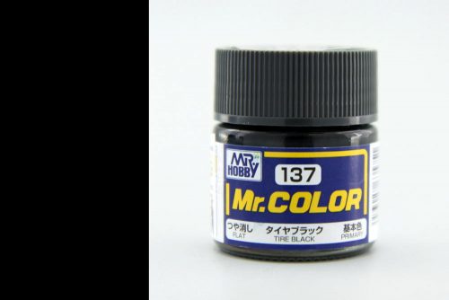 Mr. Color Paint C-137 Tire Black (10 ml)