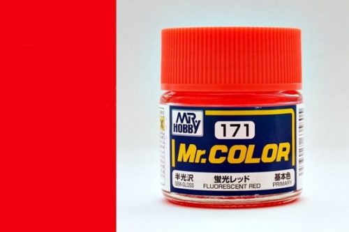 Mr. Color Paint C-171 Fluorescent Red (10ml)