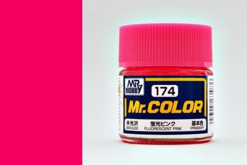 Mr. Color Paint C-174 Fluorescent Pink (10 ml)