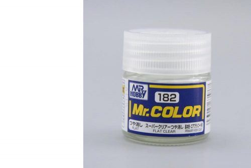 Mr. Color Paint C-182 Flat Clear (10ml)