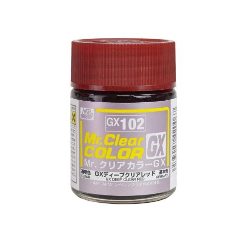 Mr. Color GX Paint (18 ml) Deep Clear Red GX-102