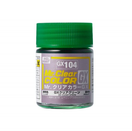 Mr. Color GX Paint (18 ml) Clear Green GX-104