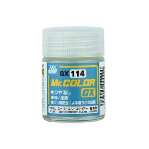 Mr. Color GX Paint (18 ml) Super Smooth Clear Flat GX-114